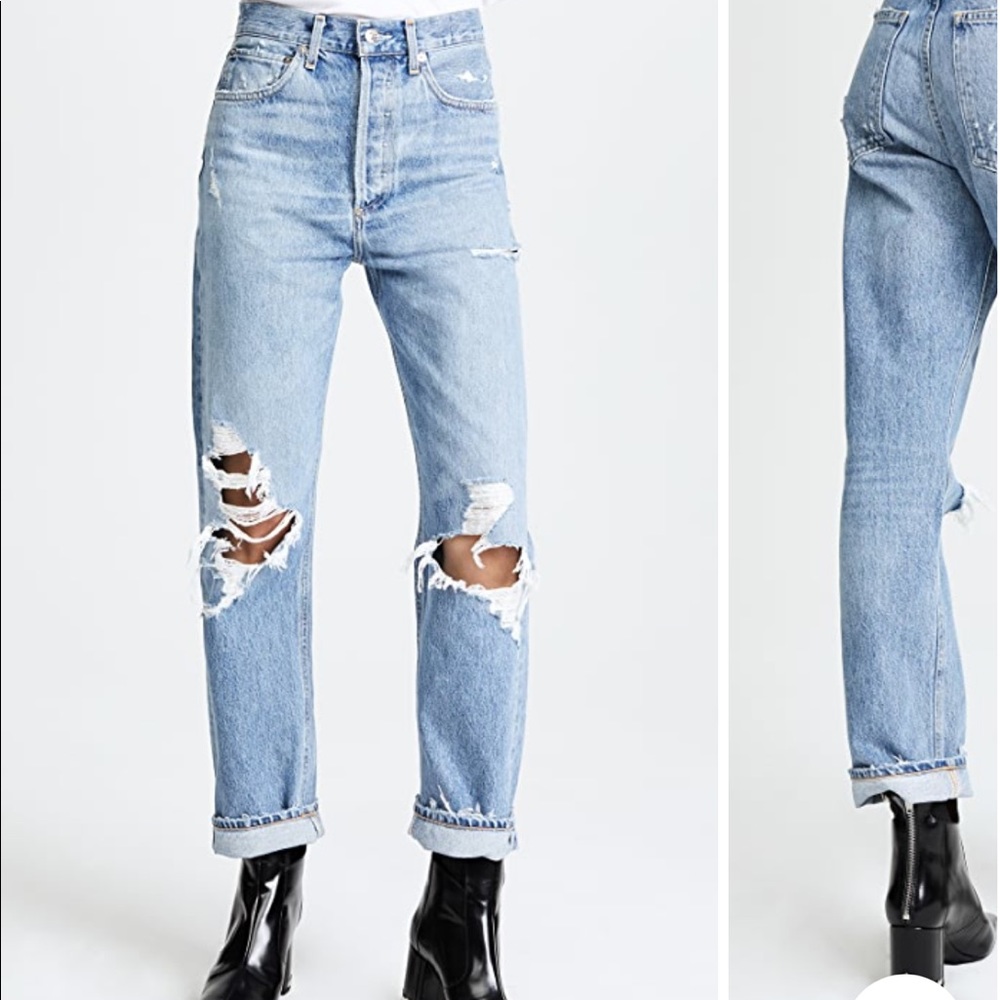 Agolde 90’s fit Loose Jeans in Fall Out